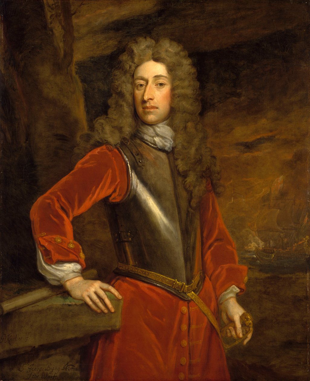 George Byng flottaadmirális alkotó: Godfrey Kneller