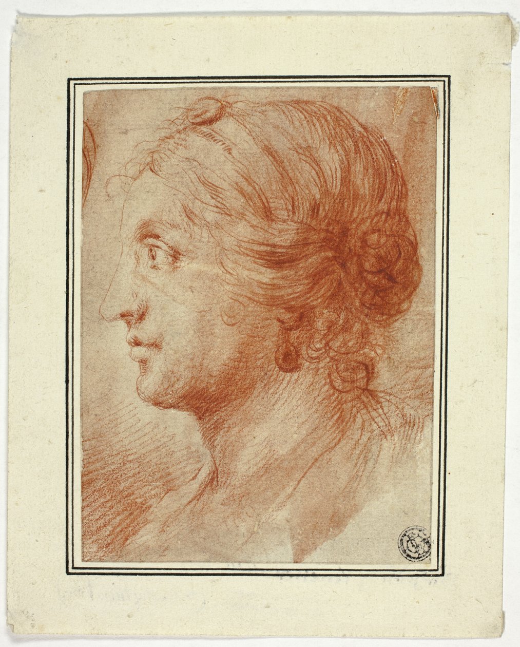 Nő mellszobra a profilban balra alkotó: Godfrey Kneller