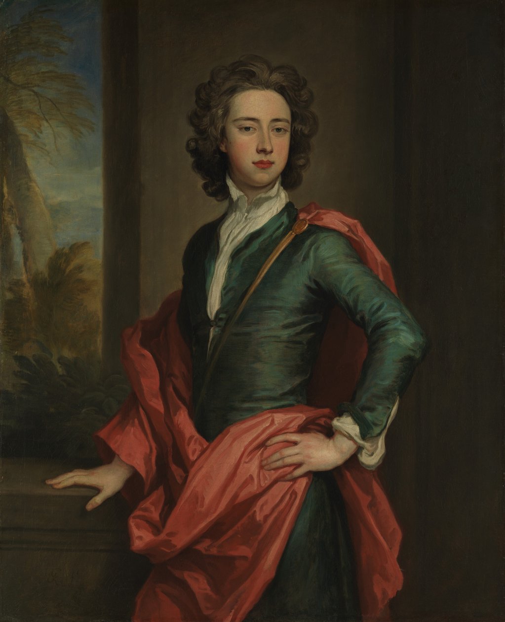 Charles Beauclerk 1670-1726, St. Albans hercege, kb. 1690-95. alkotó: Godfrey Kneller