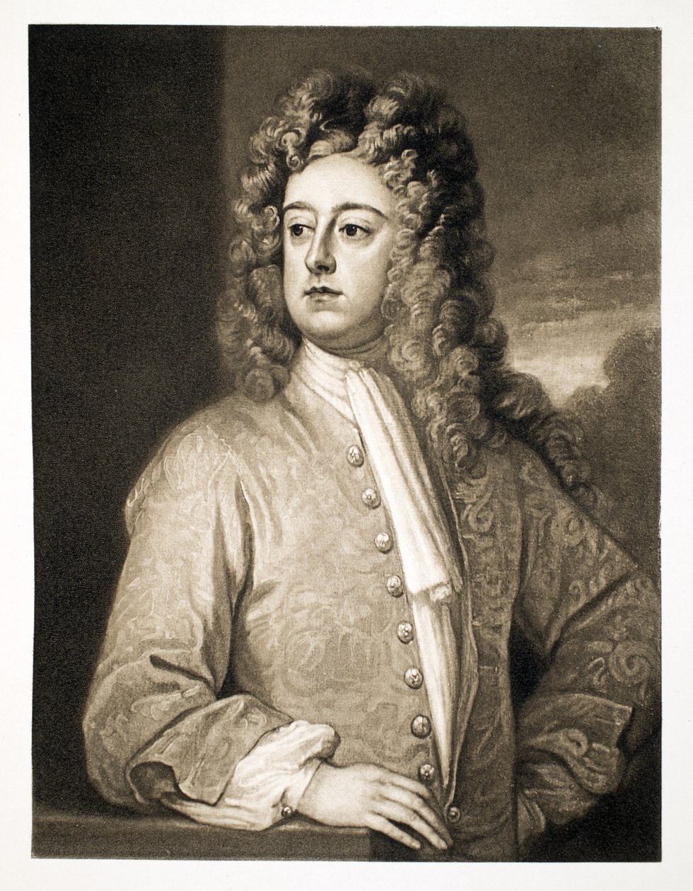 Francis Godolphin, Godolphin grófja, kocsma. 1902 (kollotípus) alkotó: Godfrey Kneller