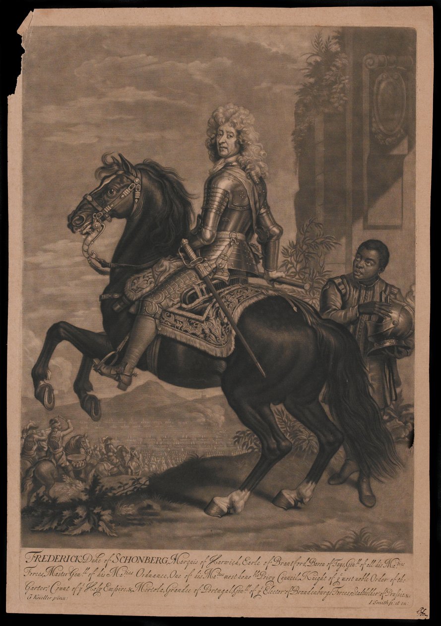 Frederick Duke of Schonberg [sic], Harwich márki, Bransford grófja alkotó: Godfrey Kneller