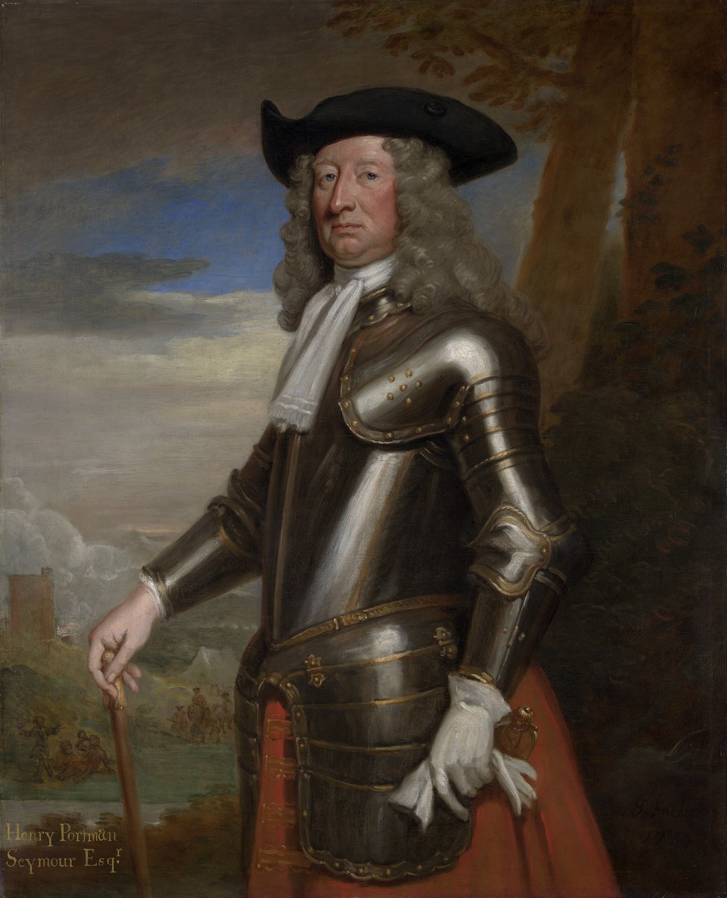 Henry Seymour Portman (kb. 1637-1728) 1714 (olaj, vászon) alkotó: Godfrey Kneller