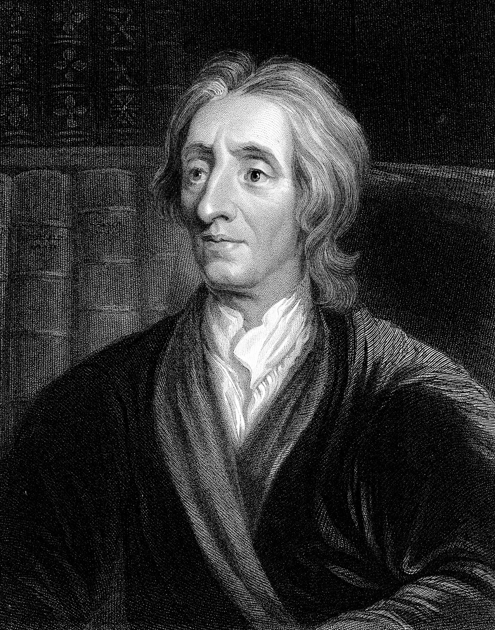 John Locke angol filozófus, 1680-1704 alkotó: Godfrey Kneller