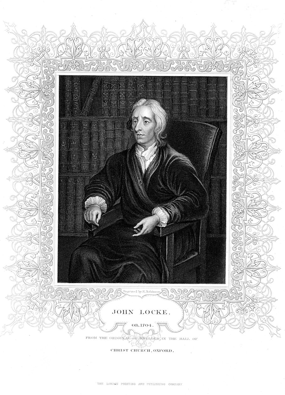 John Locke, angol filozófus, 1680-1704 alkotó: Godfrey Kneller
