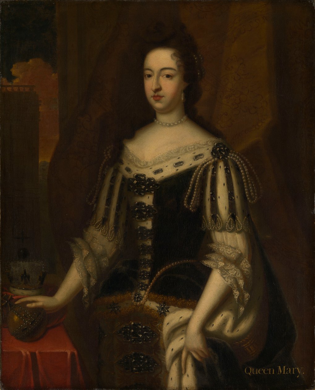 II. Mária (1662-1694), XVII. század vége (olaj, vászon) alkotó: Godfrey Kneller