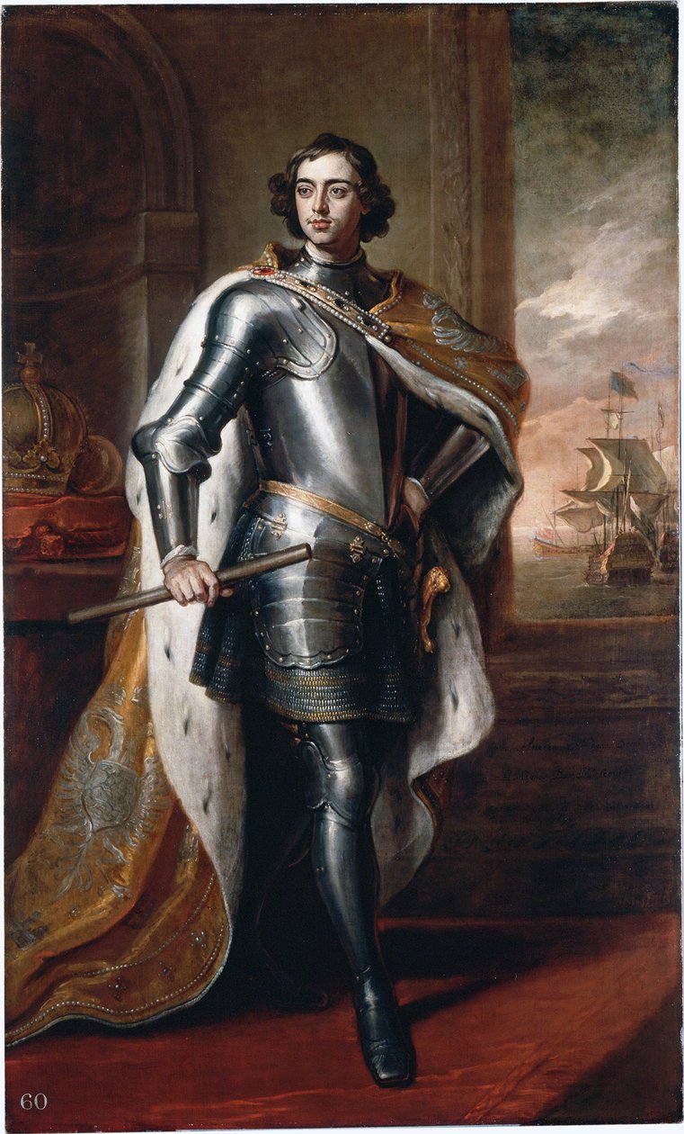 I. Nagy Péter portréja (I. oroszországi Péter alkotó: Godfrey Kneller