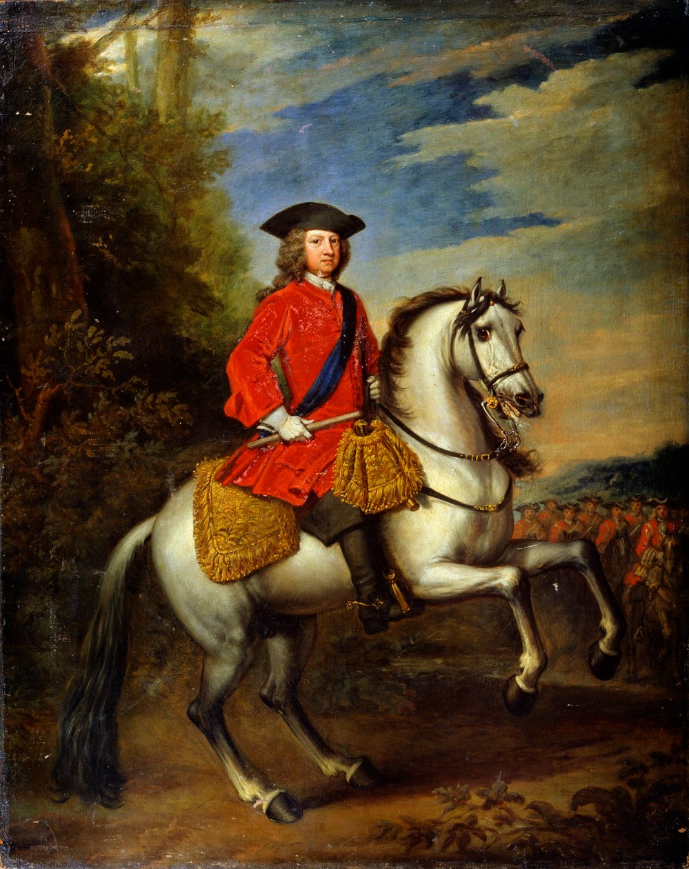 I. György brit király portréja, 1717 alkotó: Godfrey Kneller