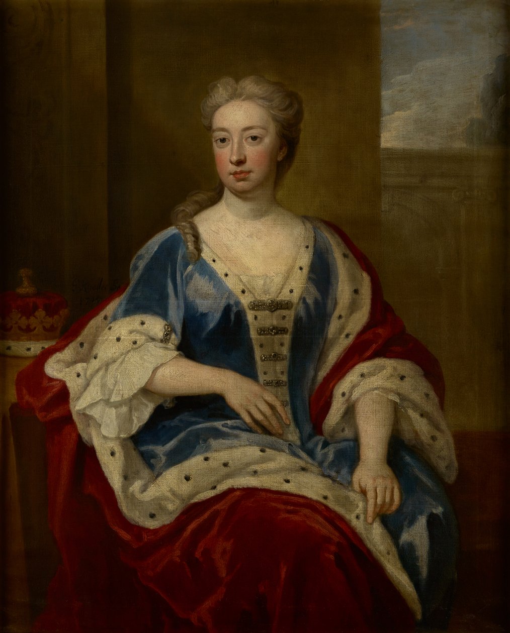 Lady Elizabeth Percy, Somerset hercegnő portréja alkotó: Godfrey Kneller