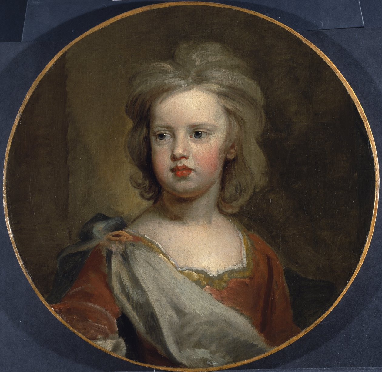 Fiú portréja, 1700 körül (rétegelt lemezre fektetett olaj, vászon) alkotó: Godfrey Kneller