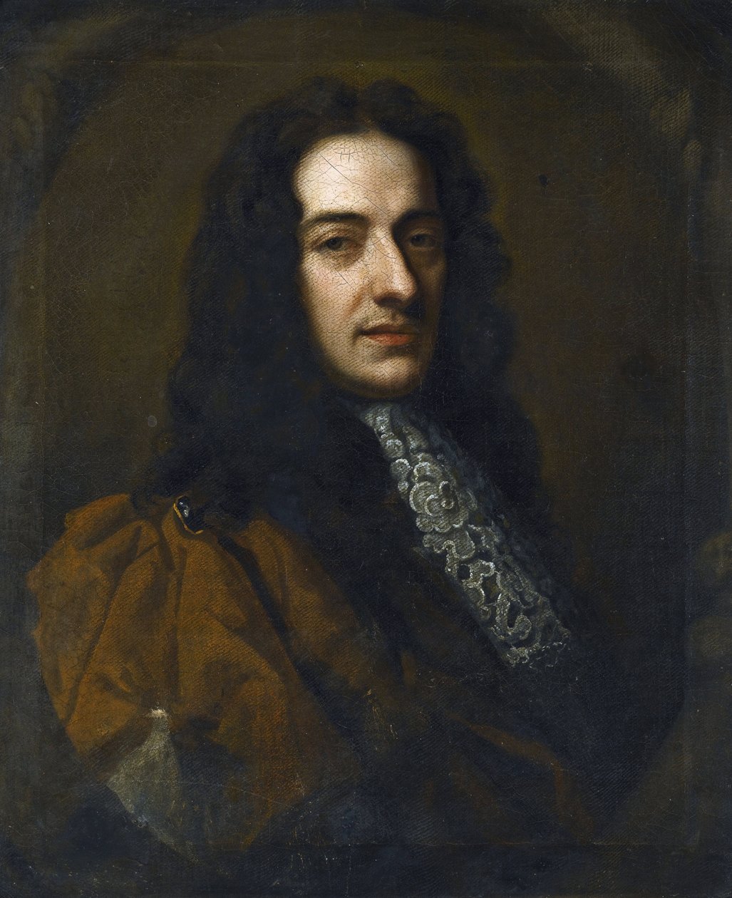 Nicola Matteis hegedűművész és zeneszerző (Matheis, vers 1670-1698) portréja par Kneller, Sir Gotfrey (1646-1723). Olaj, vászon, mérete: 76x65 alkotó: Godfrey Kneller