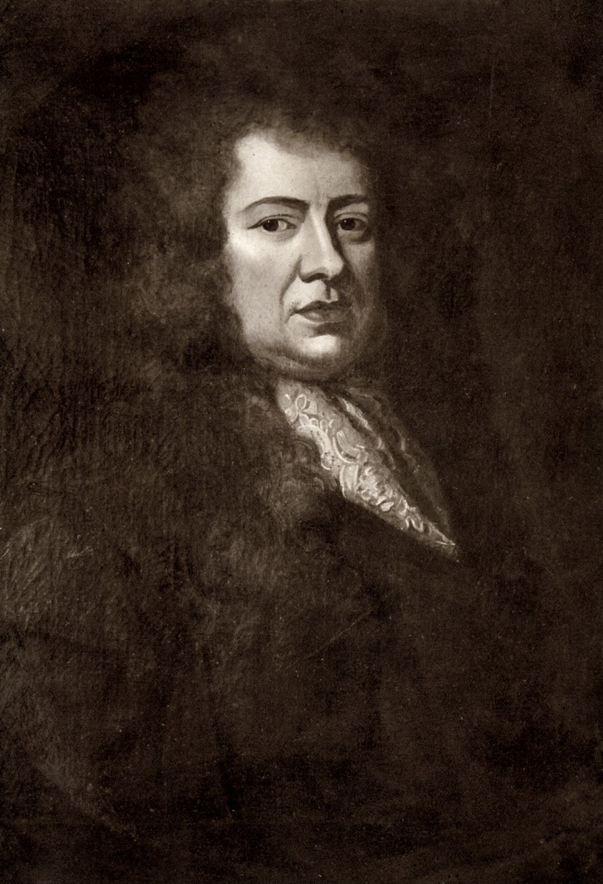 Samuel Pepys, angol haditengerészeti adminisztrátor és parlamenti képviselő, 1909. alkotó: Godfrey Kneller