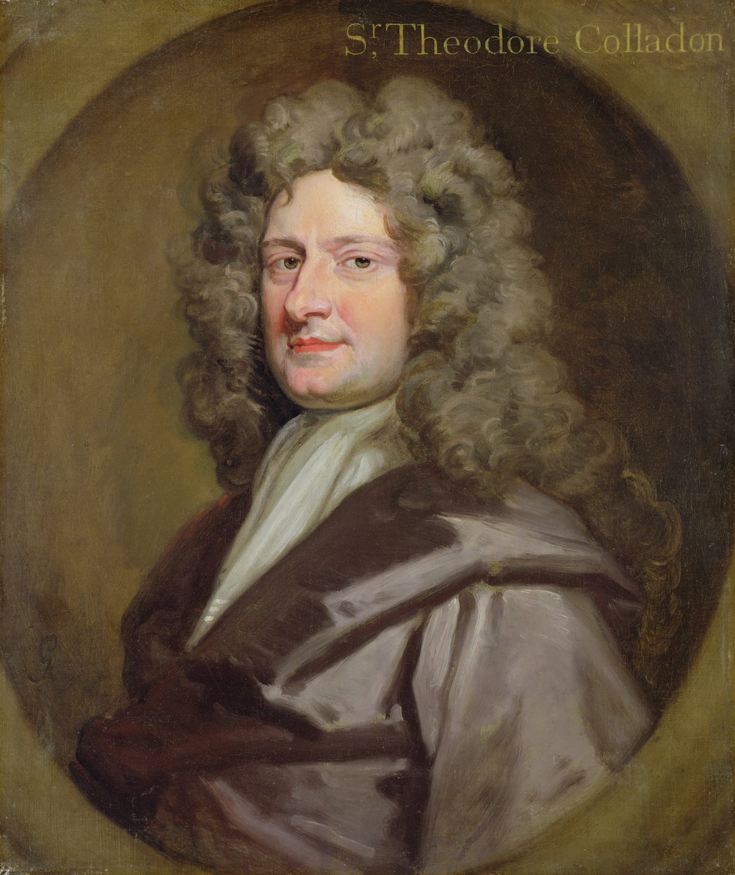Sir Theodore Colladon (olaj, vászon) alkotó: Godfrey Kneller