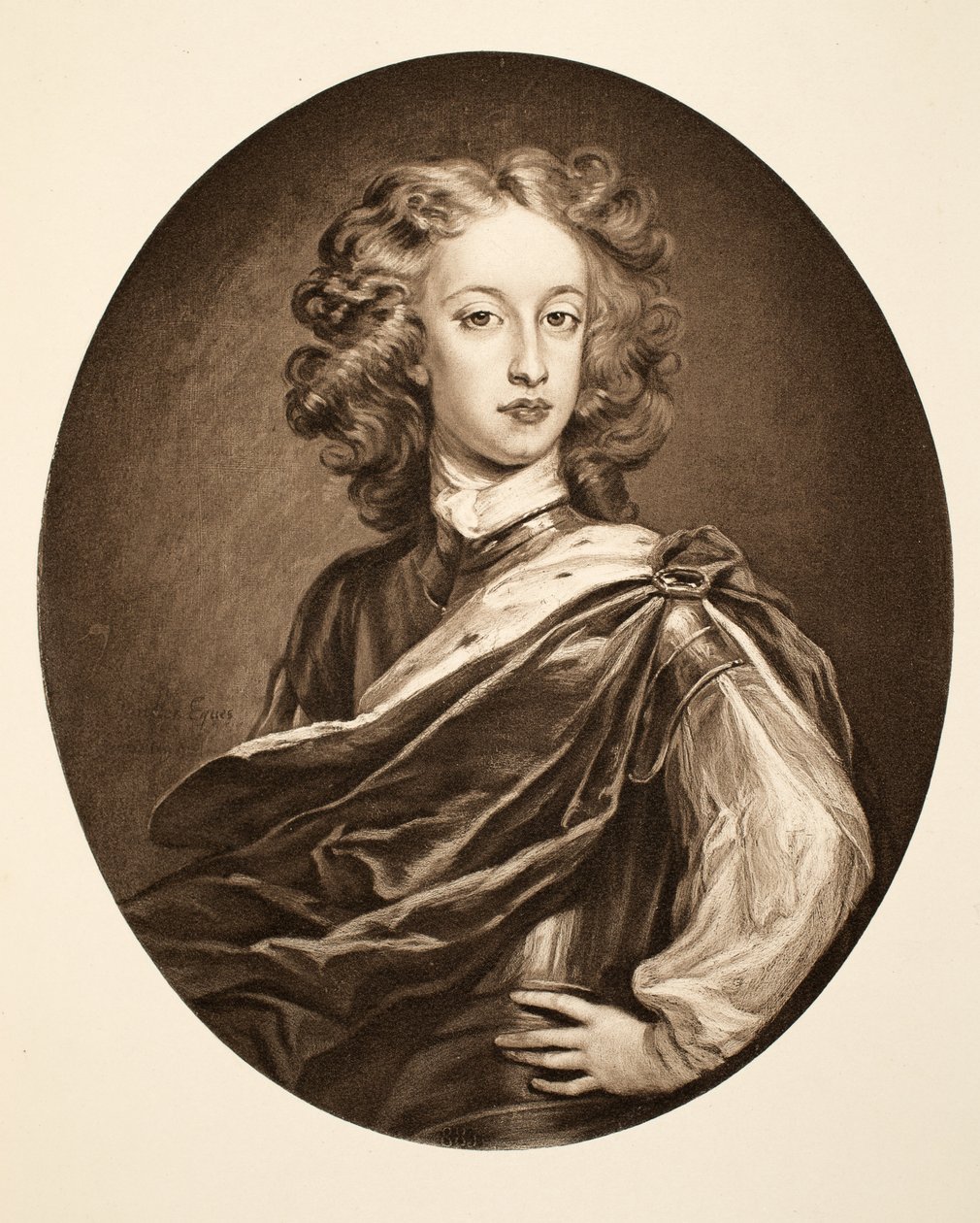 William, Gloucester hercege, pub. 1902 (kollotípia) alkotó: Godfrey Kneller