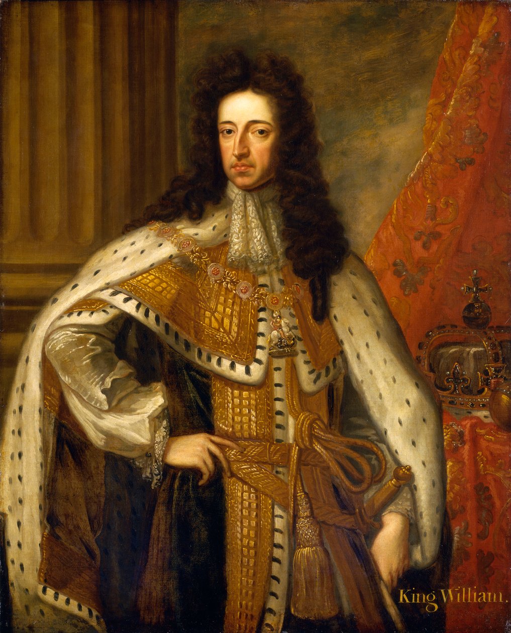 III. Vilmos, 17. század vége (olaj, vászon) alkotó: Godfrey Kneller