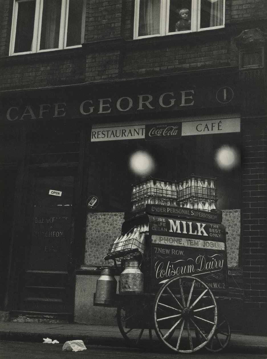 London utcai jelenet 1950-es évek alkotó: Godfrey Macdominic