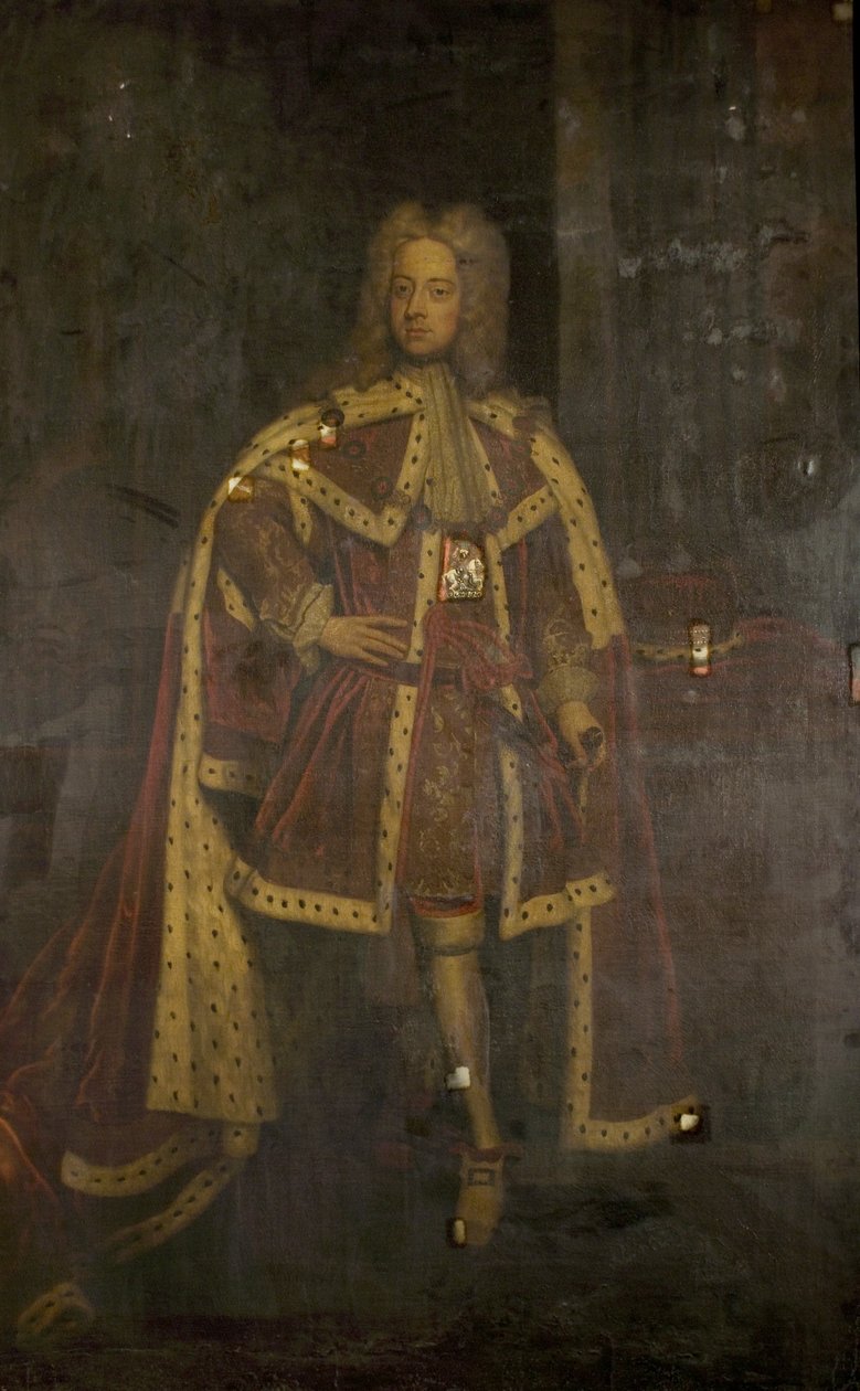 A walesi herceg, később II. György, 1716 körül alkotó: Godfrey after Kneller