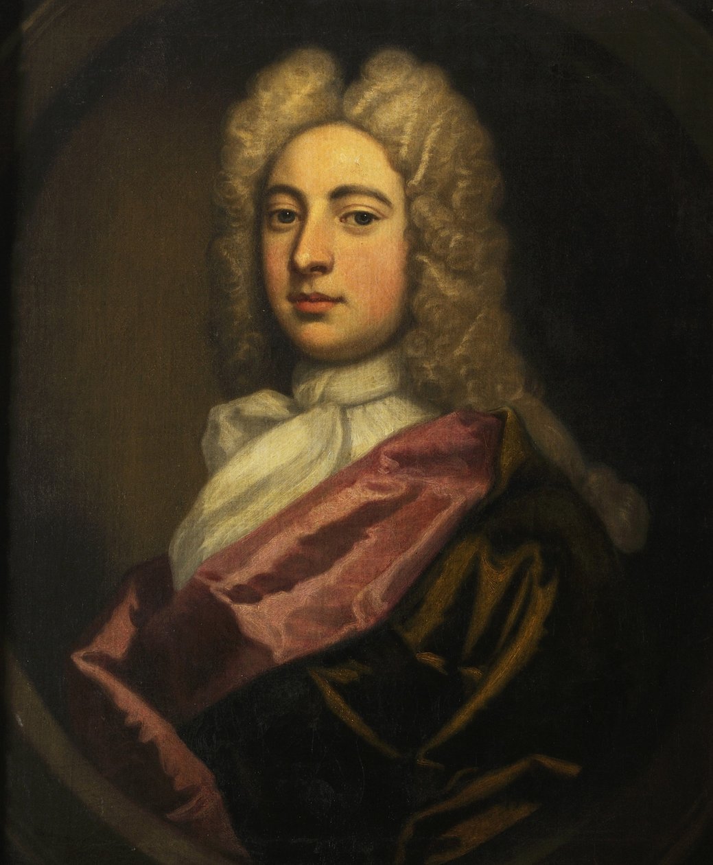 Egy úriember portréja alkotó: Godfrey follower of Kneller