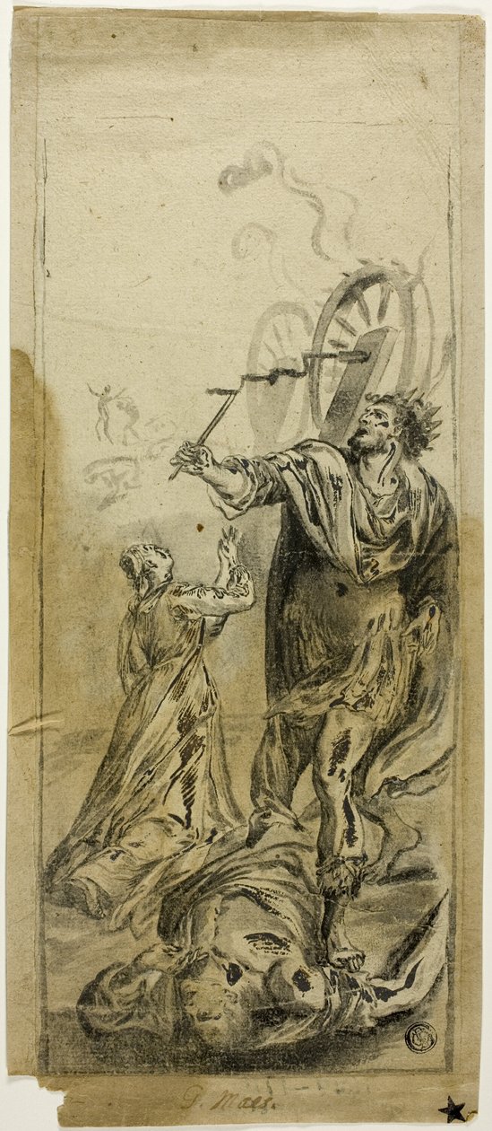 Szent Katalin mártíromsága alkotó: Godfried Maes