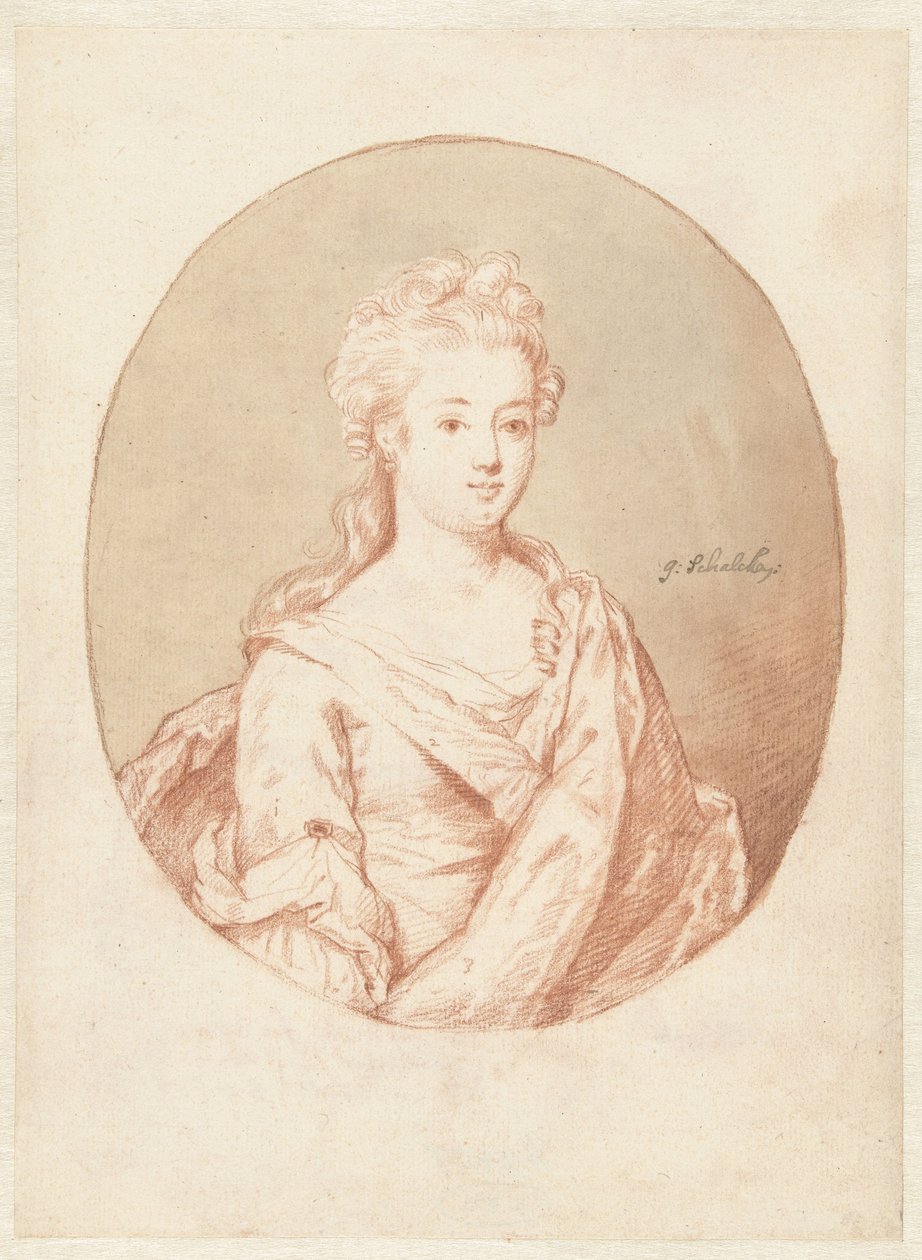Fiatal nő mellszobra alkotó: Godfried Schalcken