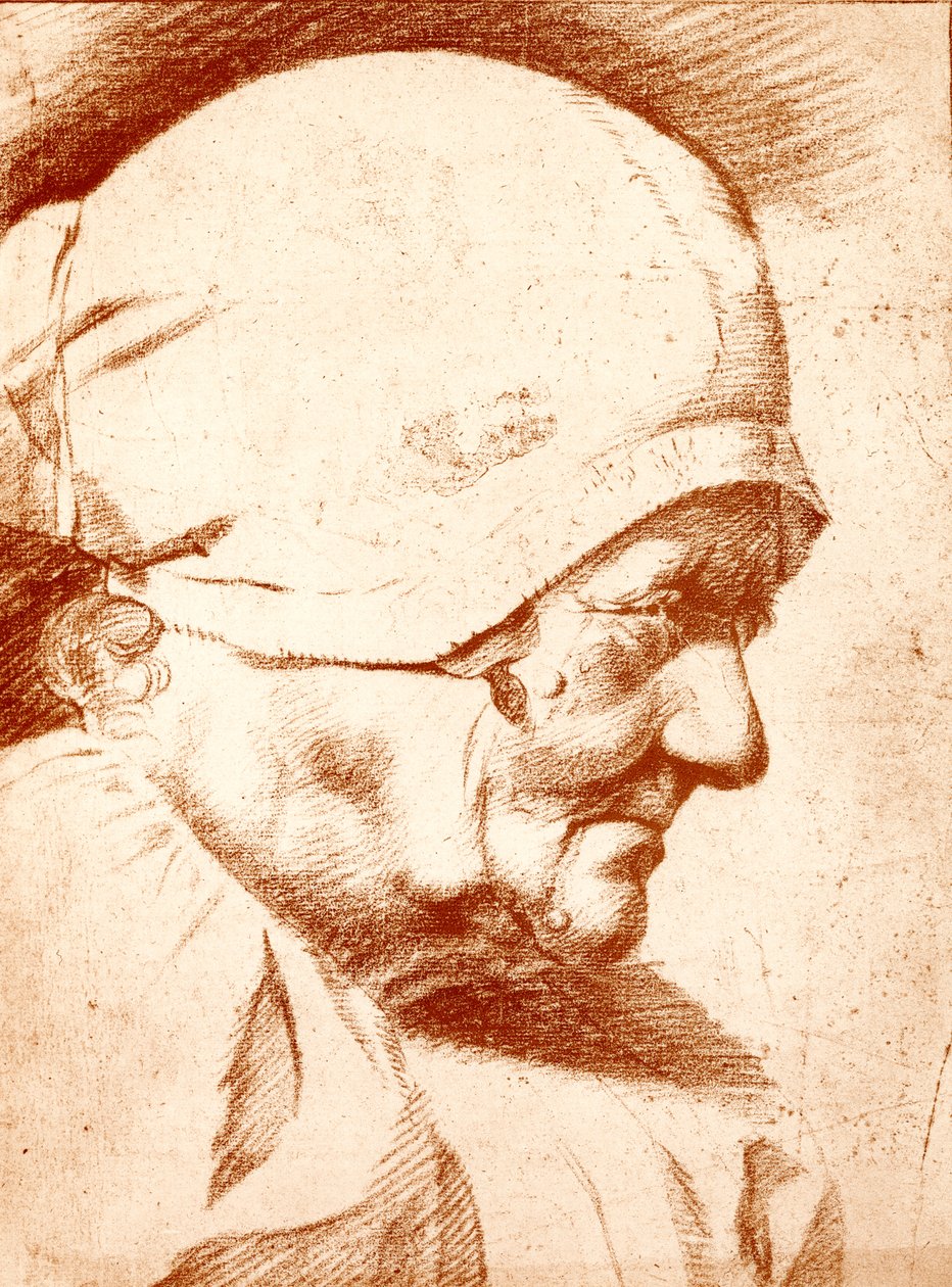 Egy öregasszony feje alkotó: Godfried Schalcken