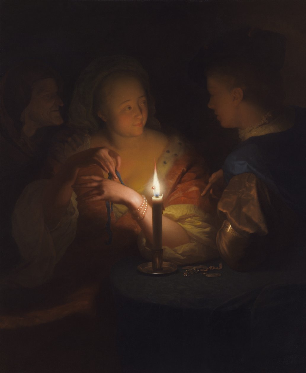Szerelmesek (Tékozló fiú) alkotó: Godfried Schalcken