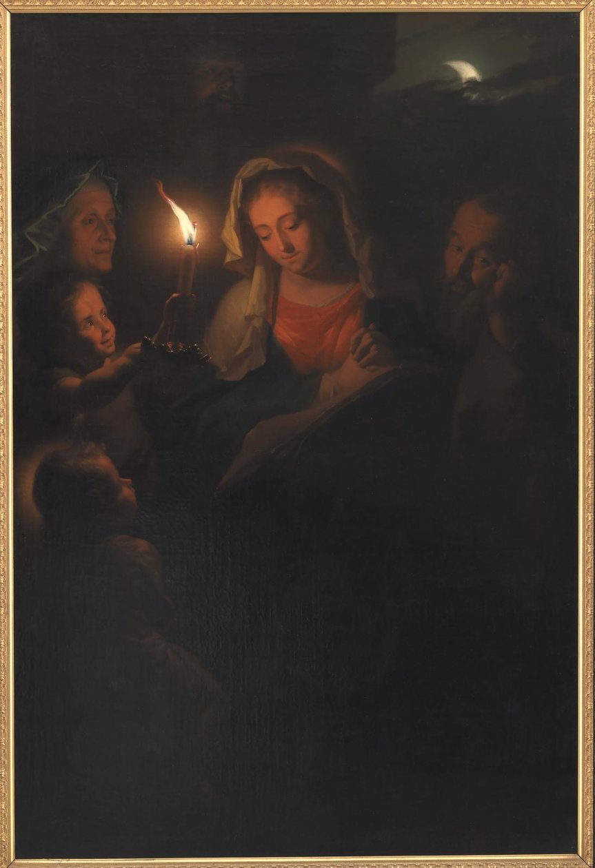 A Szent Család alkotó: Godfried Schalcken