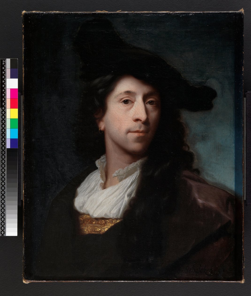 Önarckép, 1706 előtt alkotó: Godfried Schalcken