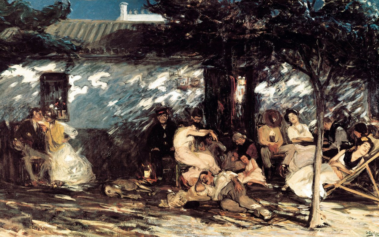 Nyári este Sevillában alkotó: Gonzalo Bilbao Martinez