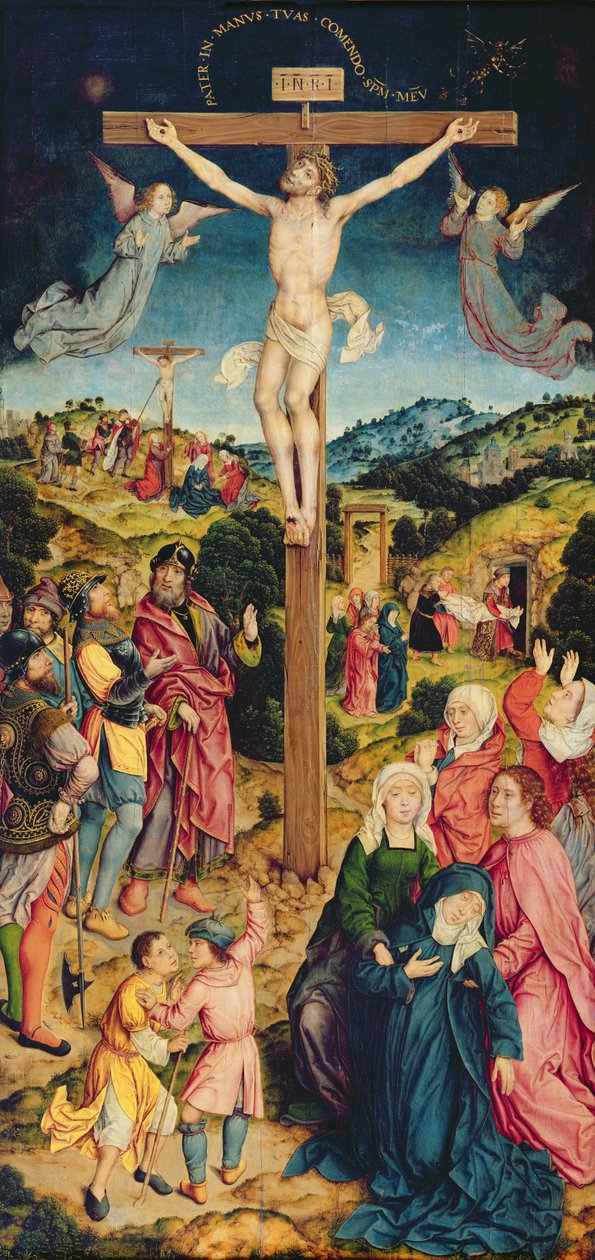 Krisztus a kereszten alkotó: Goossen van der Weyden