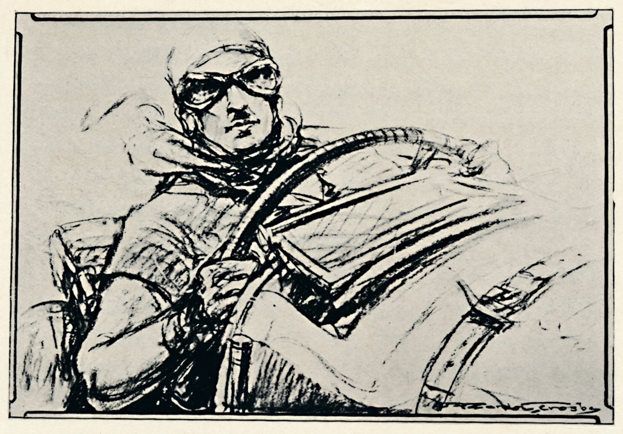 Sir Henry Birkin emléktáblája Brooklandsban, 1937 alkotó: Gordon Crosby