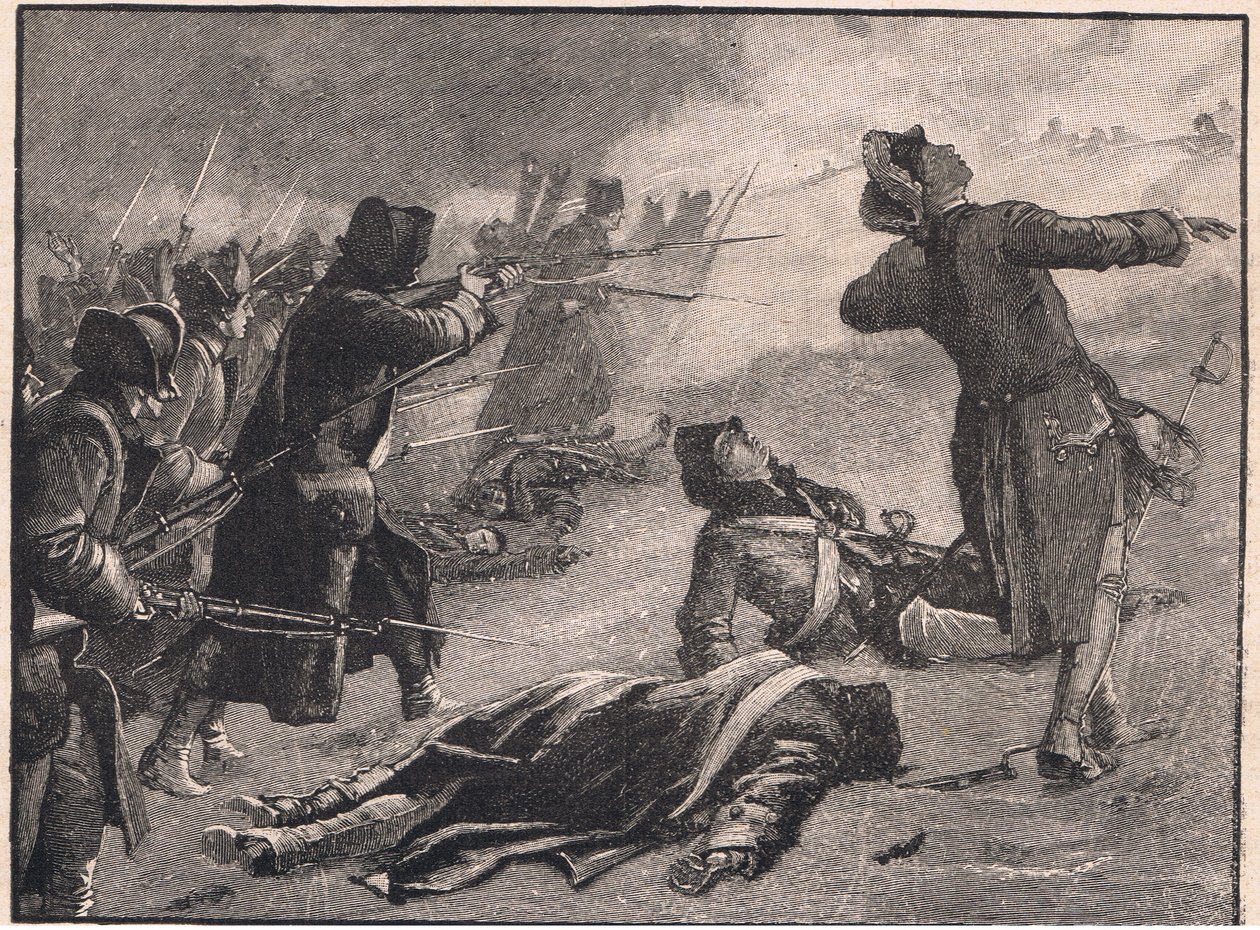 Montgomery támadása Quebec alacsony városa ellen 1775-ben alkotó: Gordon Frederick Browne
