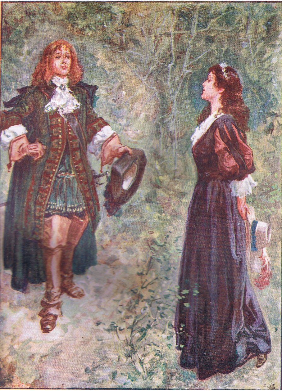 "Most kedvedre vagyok unokatestvéred?", Lorna Doone pub.by W & R Chambers Ltd., 1921 alkotó: Gordon Frederick Browne