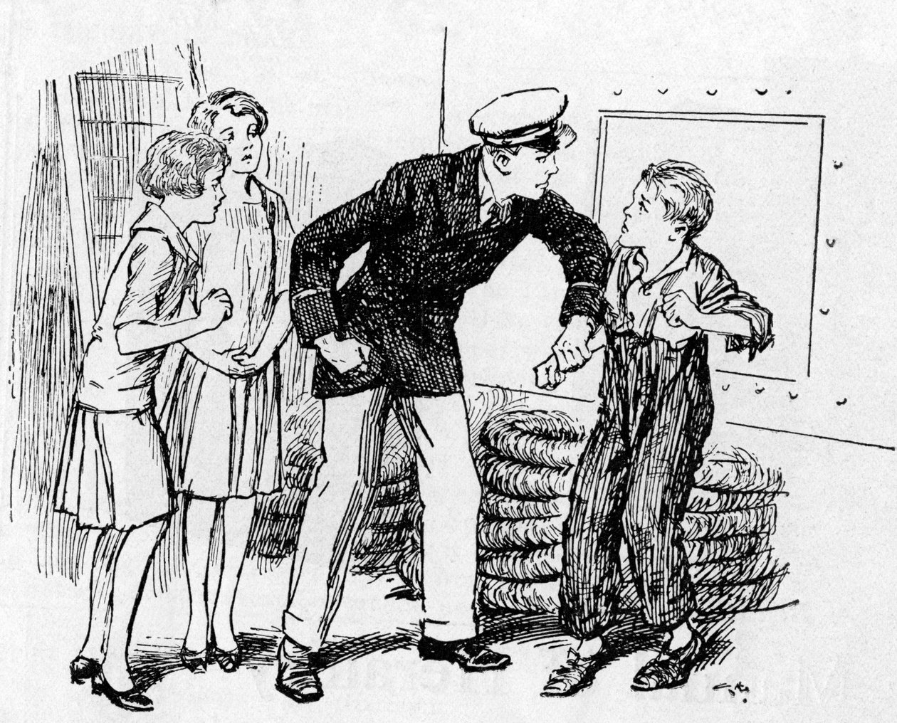 Stowaway – a felirat a következő: alkotó: Gordon Frederick Browne