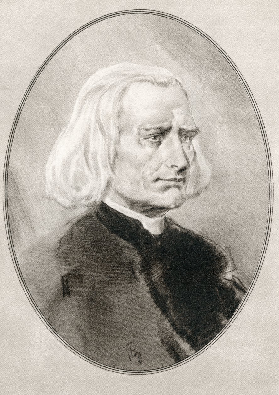 Liszt Ferenc, A nagy zeneszerzők élő életrajzai c alkotó: Gordon Ross