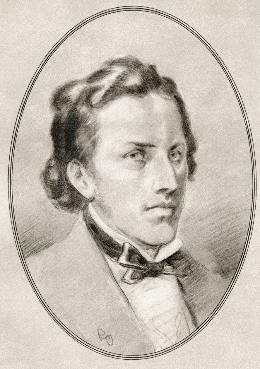 Frederic Francois Chopin, a Nagy zeneszerzők élő életrajzaiból alkotó: Gordon Ross