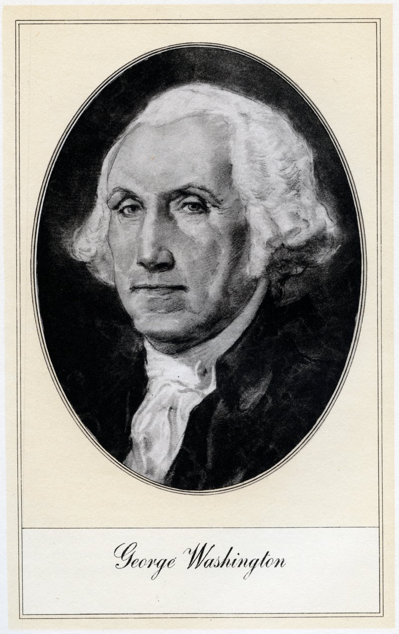 George Washington, az Egyesült Államok első elnöke, a XX. század elején. alkotó: Gordon Ross