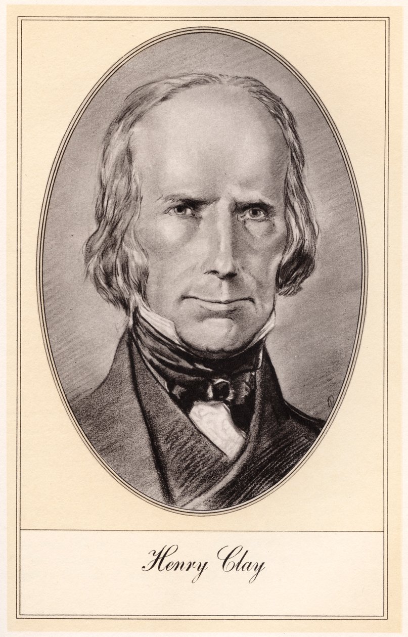 Henry Clay, vezető amerikai államférfi és szónok, a XX. század elején alkotó: Gordon Ross