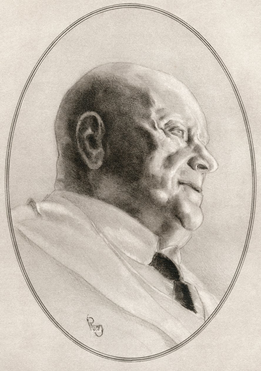 Jean Sibelius, született Johan Julius Christian Sibelius, a Nagy zeneszerzők élő életrajzaiból alkotó: Gordon Ross