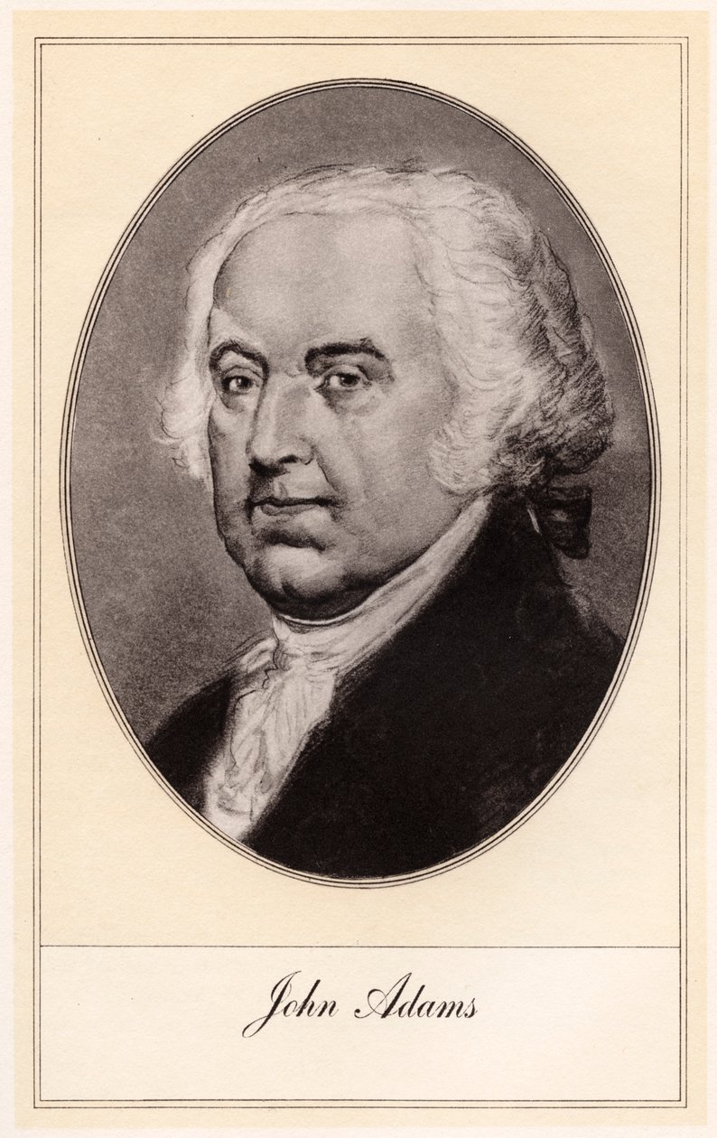 John Adams, az Egyesült Államok második elnöke, a XX. század elején. alkotó: Gordon Ross