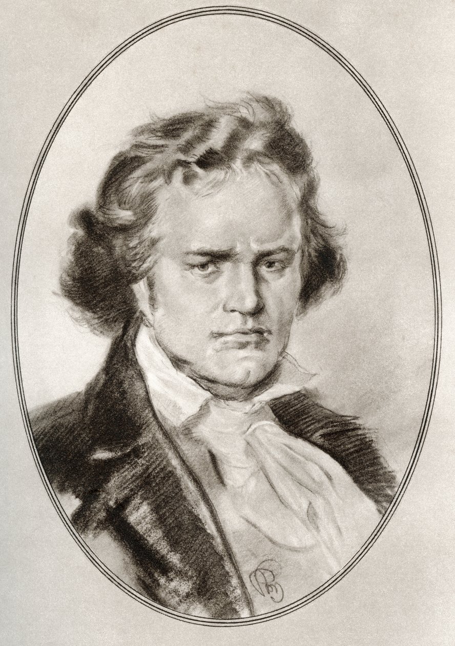 Ludwig van Beethoven a Nagy zeneszerzők élő életrajzaiból alkotó: Gordon Ross