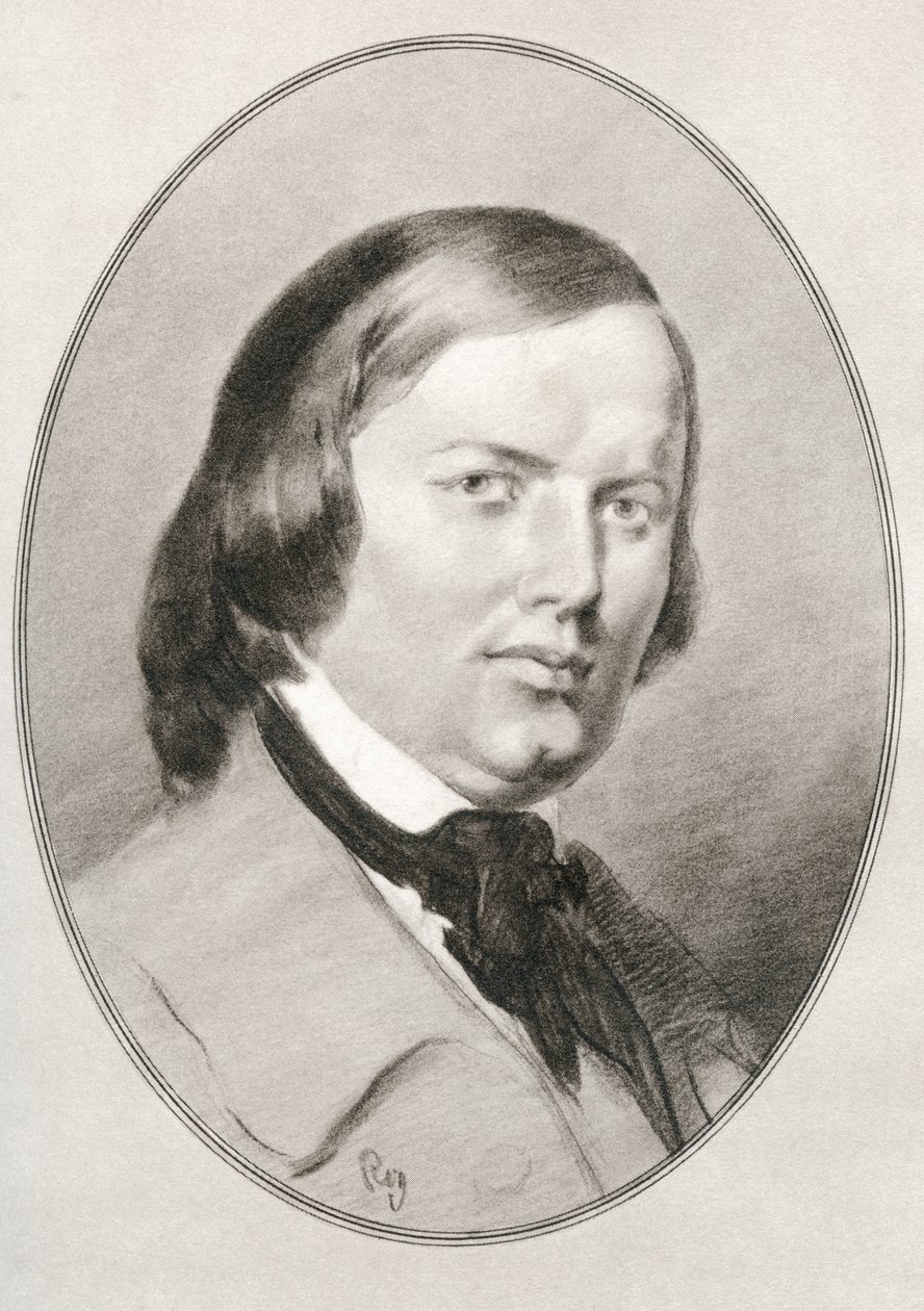 Robert Schumann, a Nagy zeneszerzők élő életrajzaiból. alkotó: Gordon Ross