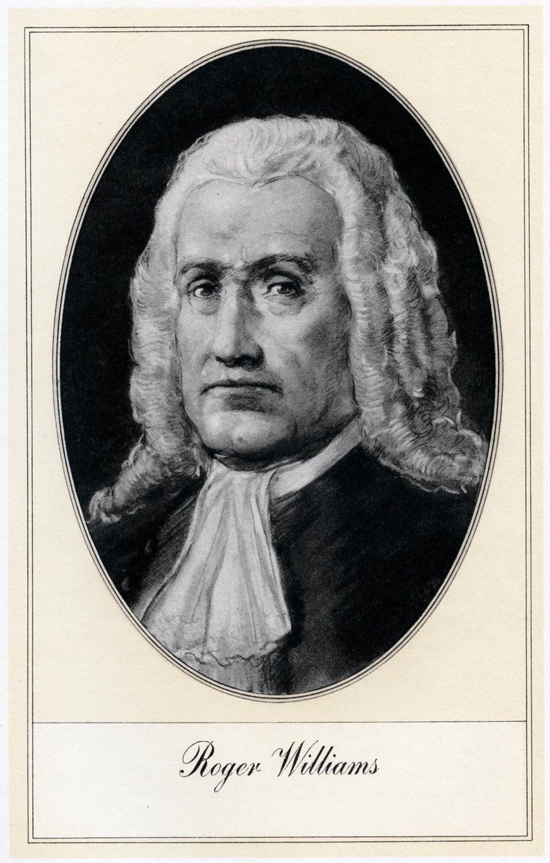 Roger Williams, angol-amerikai teológus, a XX. század eleje. alkotó: Gordon Ross