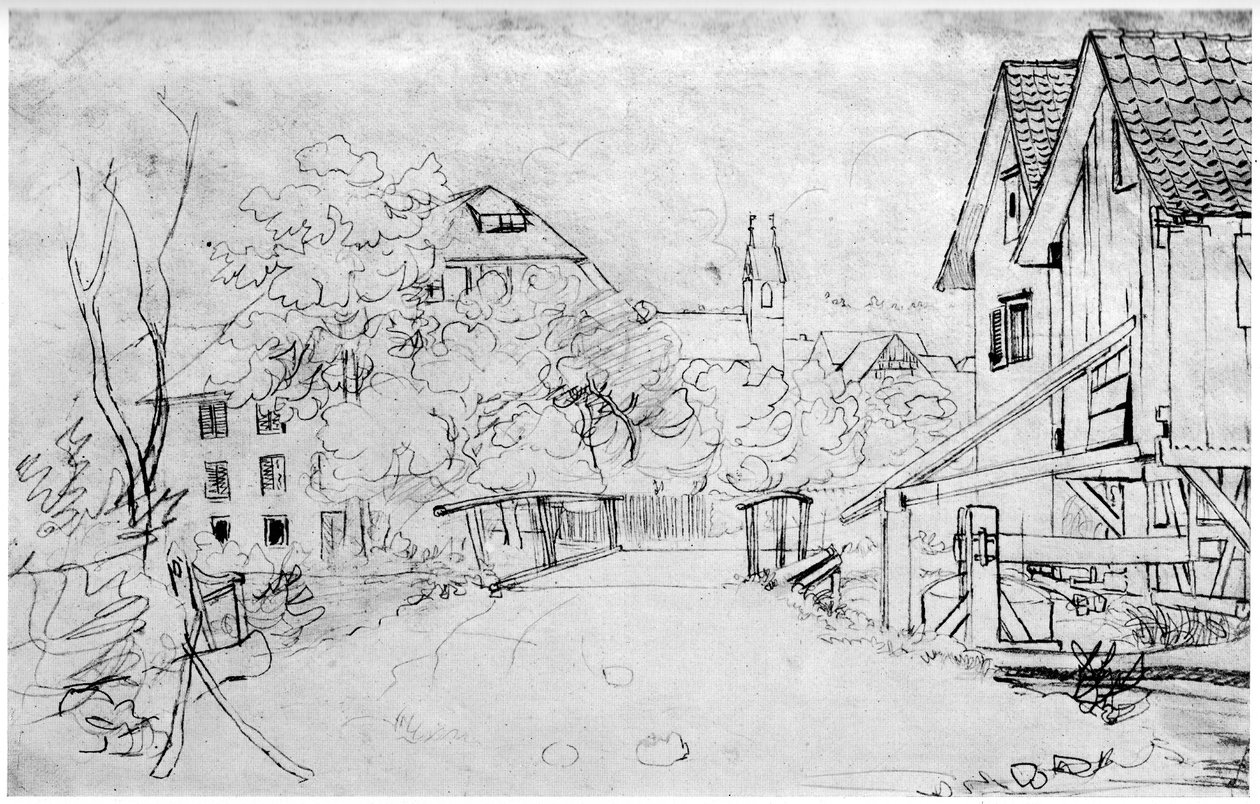 Glattfelden falumagja alkotó: Gottfrid Keller