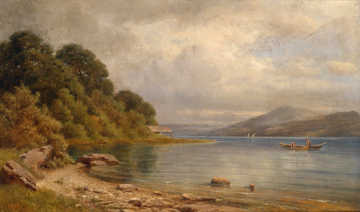 A Wörthersee Velden közelében alkotó: Gottfried Seelos