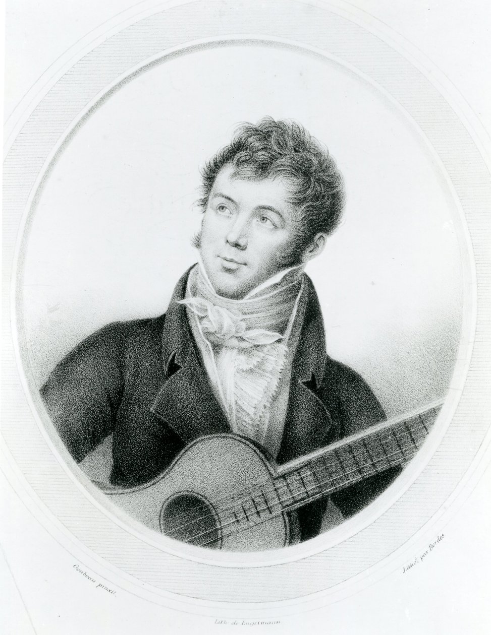 Fernando Sor (1778-1839) 1825 körül (litográfia) alkotó: Gottfried or Godefroy Engelmann