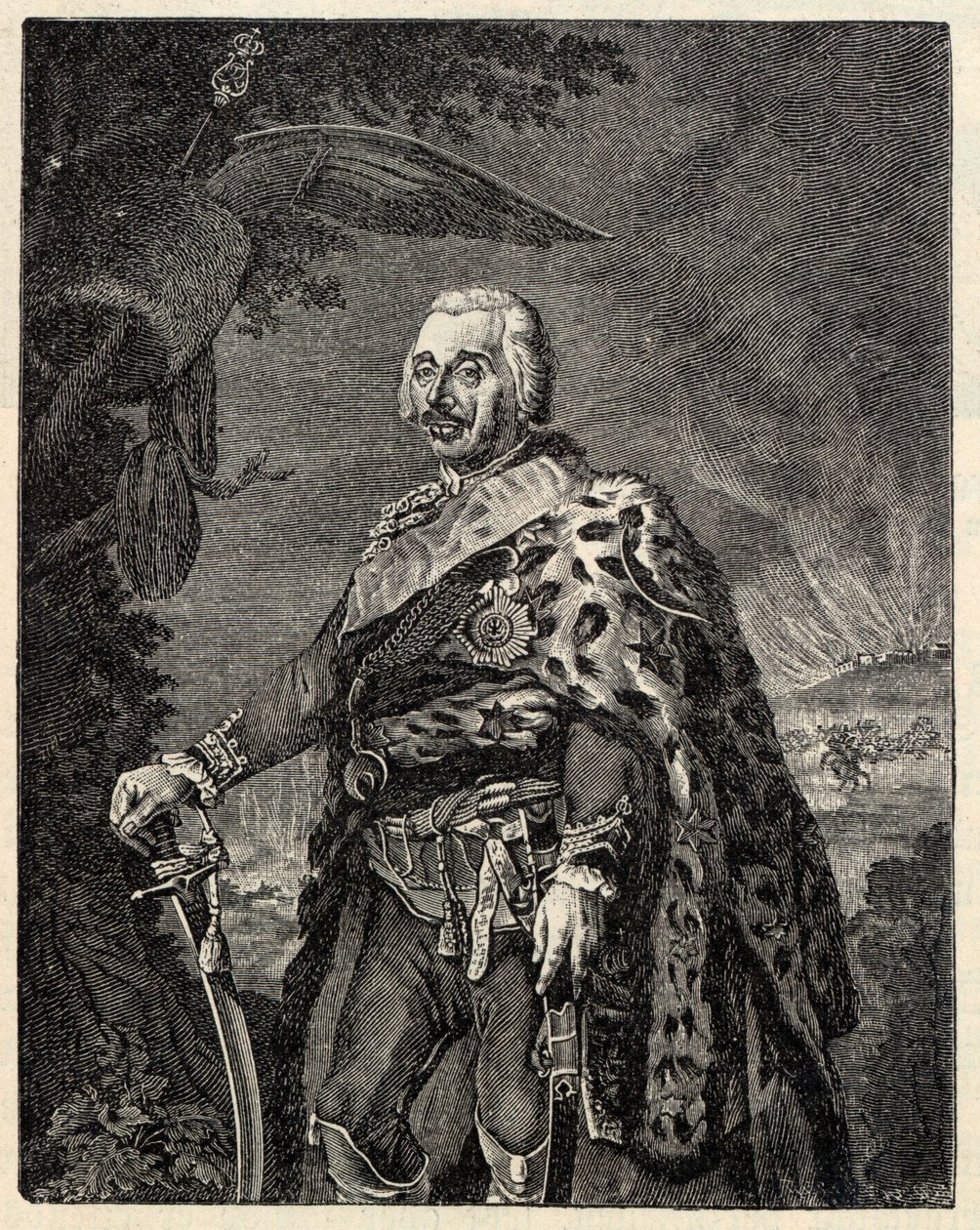 Hans Joachim von Zieten tábornok 1699-1786. alkotó: Gottfried Daniel Berger