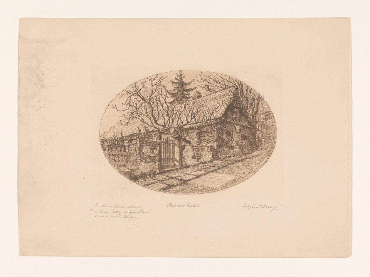 Dreimarkstein (eredeti cím az objektumon) alkotó: Gottfried Lorenz (signed by artist)