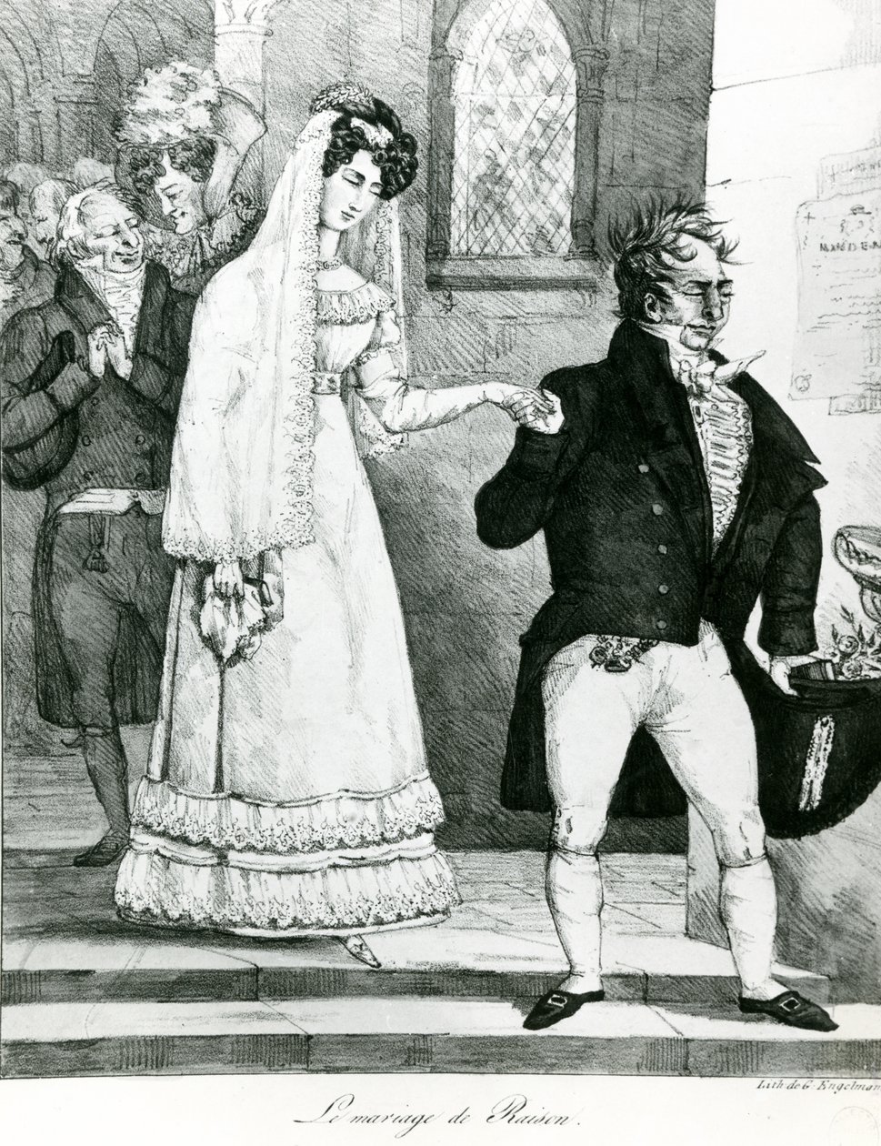Az érdekházasság, 1822 alkotó: Gottfried or Godefroy Engelmann