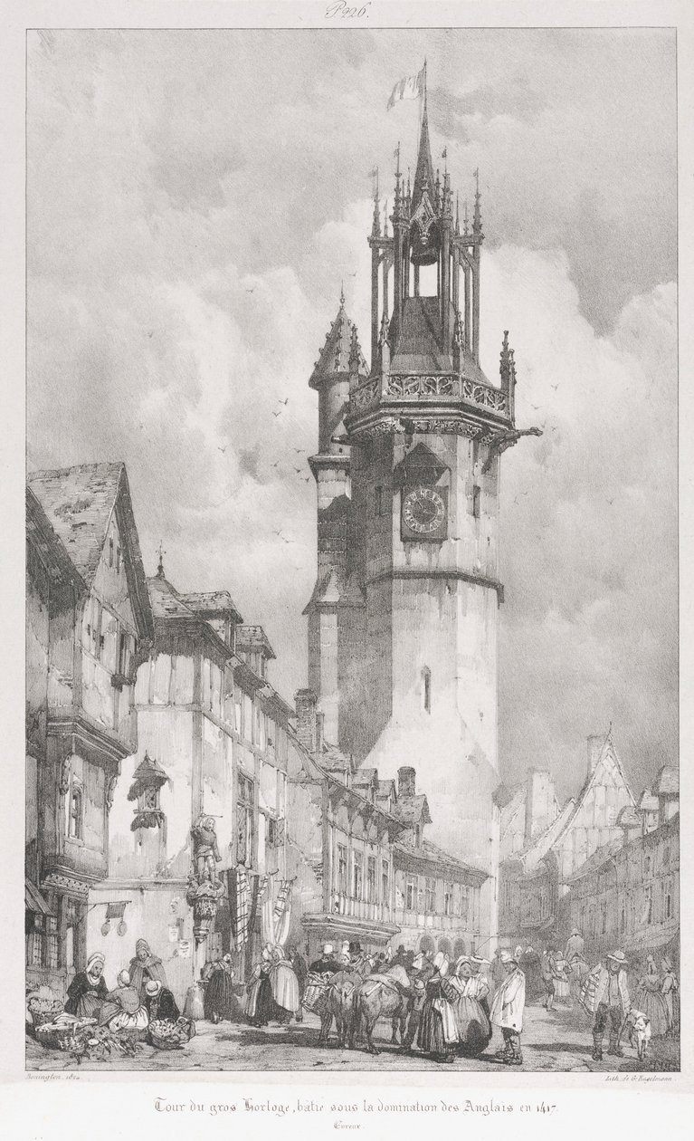 Festői és romantikus utazások ó-Franciaországban, Normandiában..., 1824. alkotó: Gottfried or Godefroy Engelmann