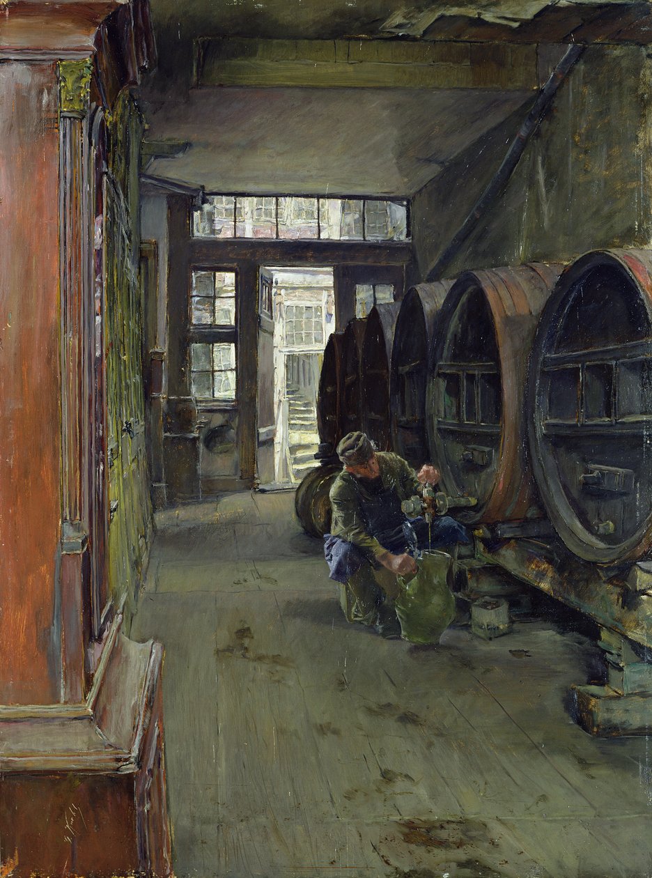 A hamburgi ecetgyárban, 1891 alkotó: Gotthardt Johann Kuehl